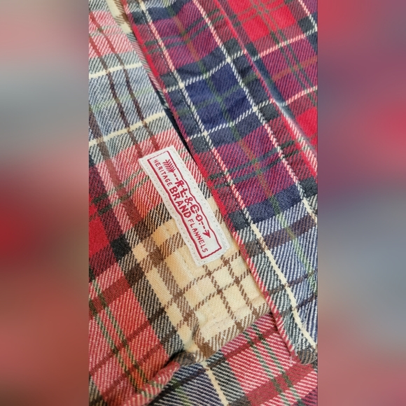 Vintage Polo Ralph Lauren Flannel Hoodie Mens L - Picture 4 of 6